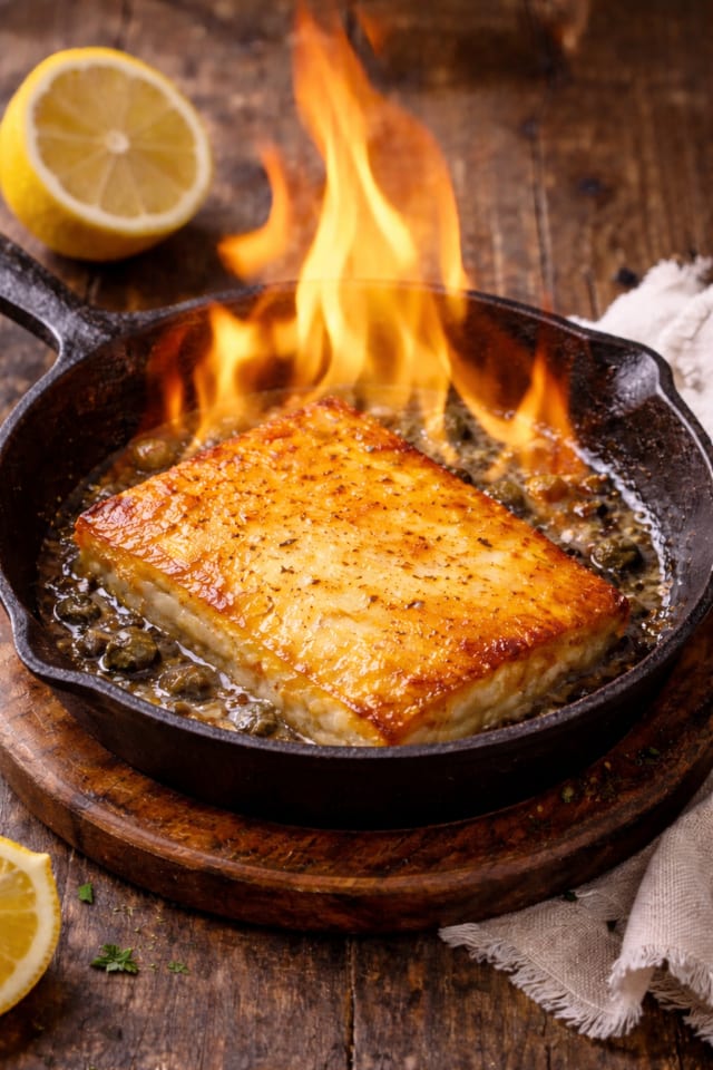 Saganaki.