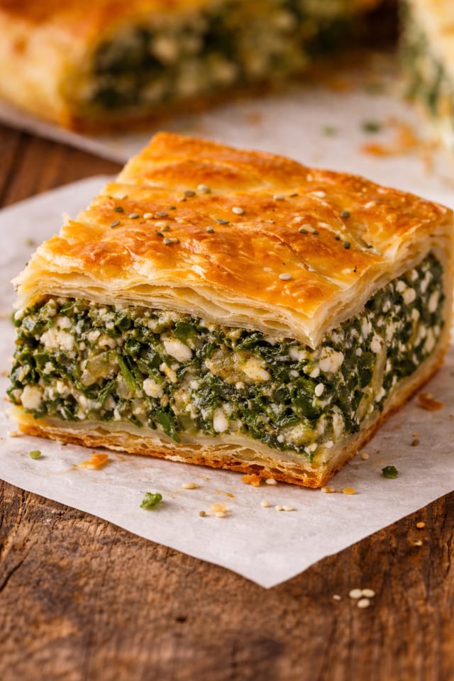 Spinach Pie Appetizer.